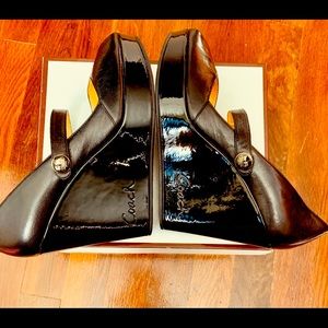 Authentic Coach Magda Vintage Wedges